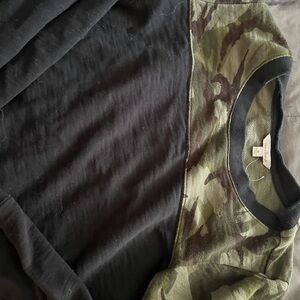 Camouflage and Black Women’s SweatShirt